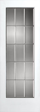 French Interior Doors Clear Beveled Glass with Caming.-9