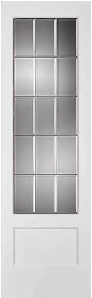French Interior Doors Clear Beveled Glass with Caming.-13