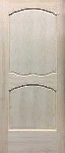 Raised 2 Panel Metrie "French Curves" Solid Interior Doors-1