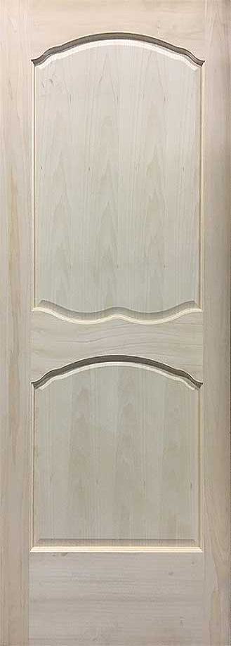Raised 2 Panel Metrie "French Curves" Solid Interior Doors - 0
