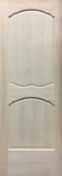 Raised 2 Panel Metrie "French Curves" Solid Interior Doors