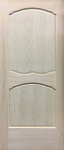 Raised 2 Panel Metrie "French Curves" Solid Interior Doors