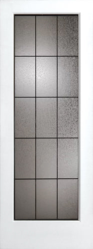 French Interior Doors Gluechip Frosted Glass with Caming. - 0