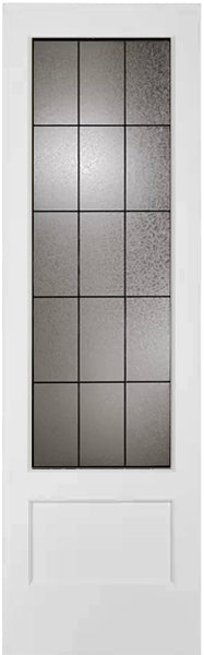 French Interior Doors Gluechip Frosted Glass with Caming.