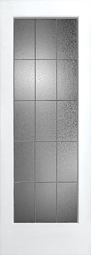 French Interior Doors Gluechip Frosted Glass with Caming.