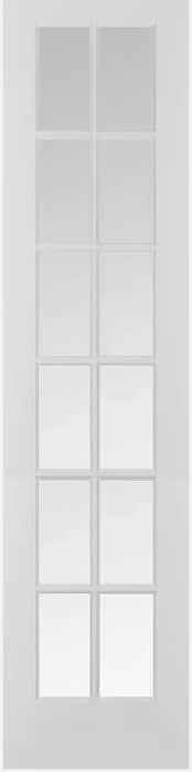 French Door 12-Lite SATIN Frosted Glass 24" x 96" ONE ONLY