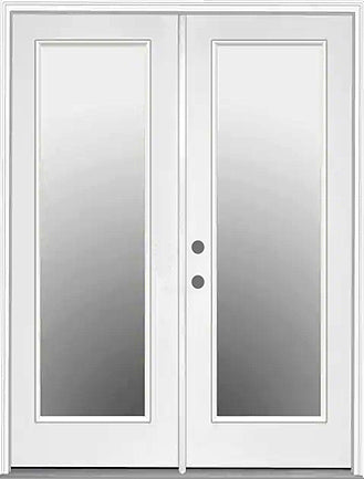 French Patio Doors with Clear Glass