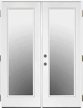 French Patio Doors with Clear Glass