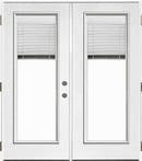 French Patio Doors with Internal Miniblinds-3