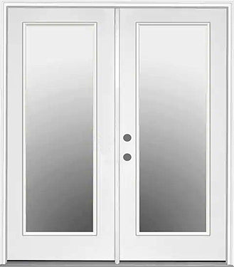 French Patio Doors with Clear Glass