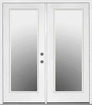 French Patio Doors with Clear Glass-1