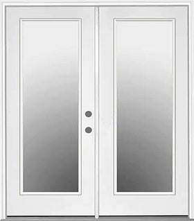 French Patio Doors with Clear Glass
