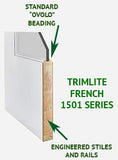 French Door 1-Lite Clear Tempered Glass 30" x 96"