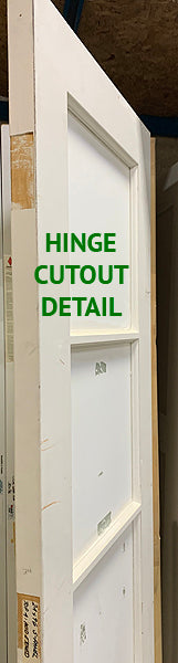 French Door 4-Lite Acid Etch Glass 24" x 96" ONE ONLY