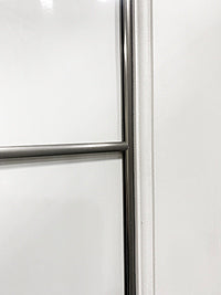 5-Lite Clear Glass Pewter Caming Door 20" x 80" ONE ONLY - 0