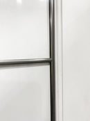 5-Lite Clear Glass Pewter Caming Door 20" x 80" ONE ONLY-2