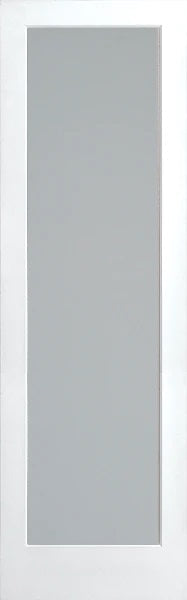 Shaker Doors 1-Lite Diffused Laminated Glass Various Width x  96" Tall