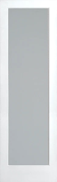 Shaker Doors 1-Lite Diffused Laminated Glass Various Width x  96