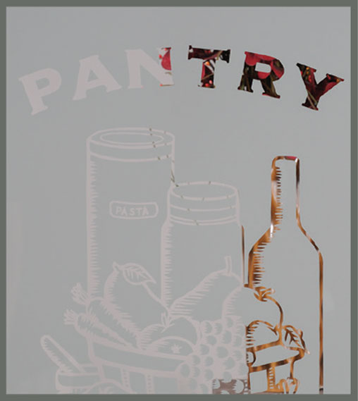 French Interior Doors Retro Series "Pantry" Glass.