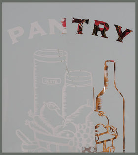 French Interior Doors Retro Series "Pantry" Glass. - 0