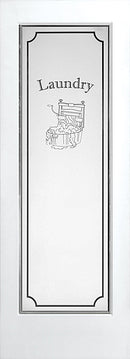 Interior Glass Doors Retro Series "Laundry"-80" Tall.-1