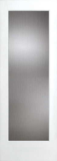 French Interior Doors Retro Series Narrow Reeded Glass