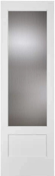 French Interior Doors Retro Series Narrow Reeded Glass