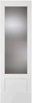 French Door 1-Lite Narrow Reeded Glass 36" x 96"-1