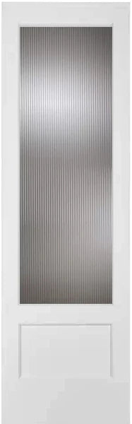 French Doors 1-Lite Narrow Reeded Glass 96