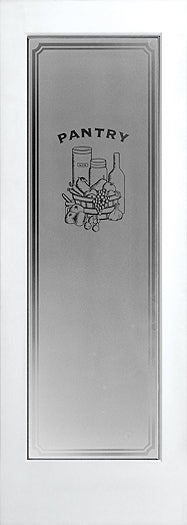 French Interior Doors Retro Series "Pantry" Glass - 0