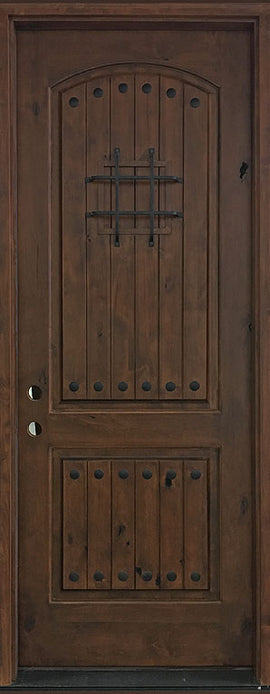 Helmsley Gate Design Mahogany Front Entry Door 36" x 96"