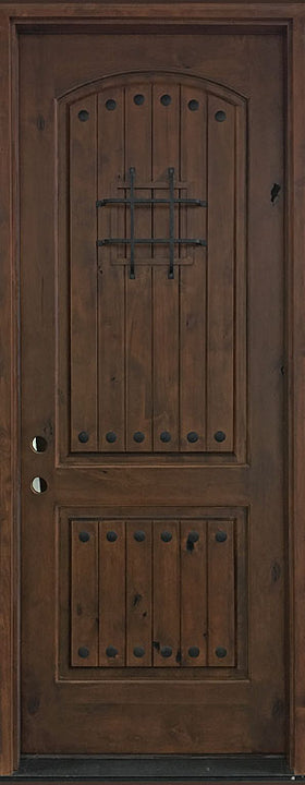 Helmsley Gate Design Mahogany Front Entry Door 36" x 96"