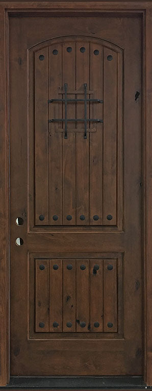 Helmsley Gate Design Mahogany Front Entry Door 36