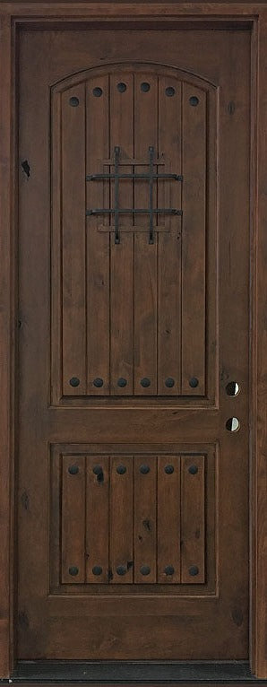 Helmsley Gate Design Mahogany Front Entry Door 36" x 96"