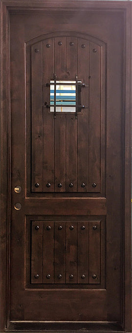 Helmsley Gate Design Mahogany Front Entry Door 36" x 96" - 0