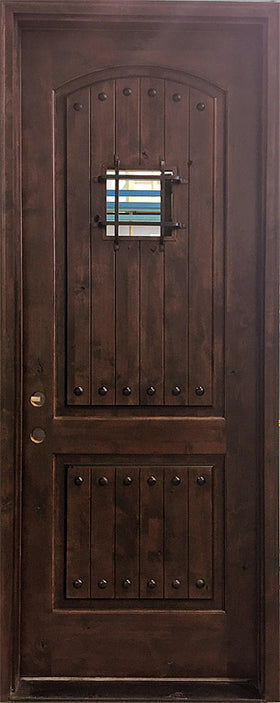 Helmsley Gate Design Mahogany Front Entry Door 36" x 96" - 0