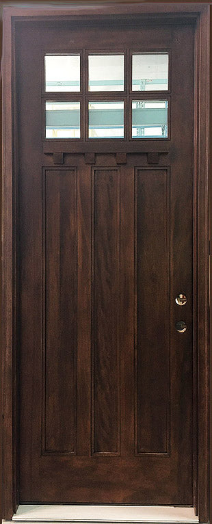 Craftsman Mahogany Front Entry Door 36