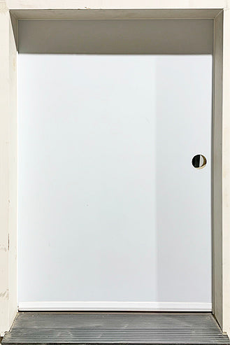 SHORT HEIGHT INSULATED DOOR IN FRAME 31 1/4 X 46-CRAWL SPACE