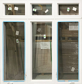 Casement Window 90 1/2" Wide x 84 1/4" Tall-With Transom. - 0