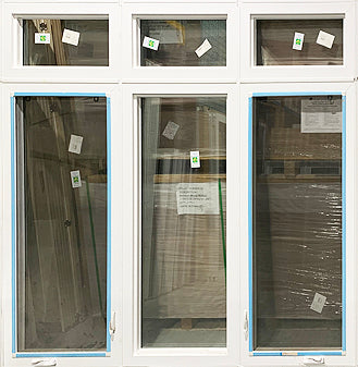 Casement Window 90 1/2" Wide x 84 1/4" Tall-With Transom. - 0