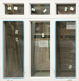 Casement Window 90 1/2" Wide x 84 1/4" Tall-With Transom.