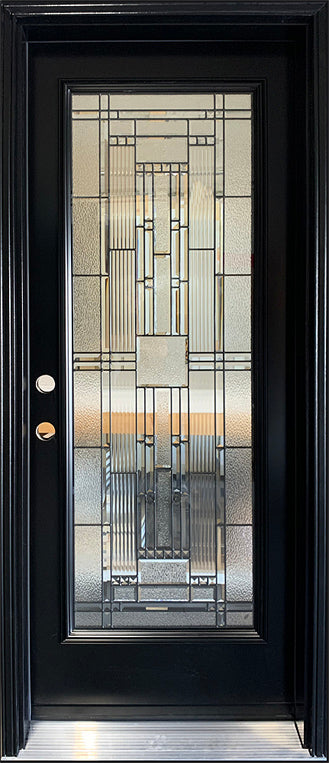 "Kingston" Design Single Entry Doors