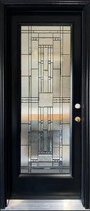 "Kingston" Design Single Entry Doors