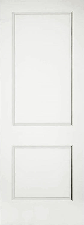 Raised 2 Panel Solid Doors Primed 80" Tall