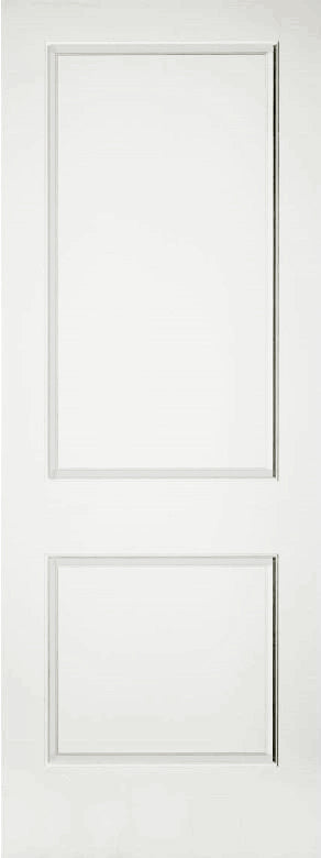 Raised 2 Panel Solid Doors Primed 84" Tall