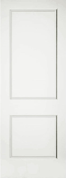 Raised 2 Panel Solid Doors Primed 84" Tall