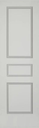 Raised 3 Panel Solid Doors Primed 84" Tall-3