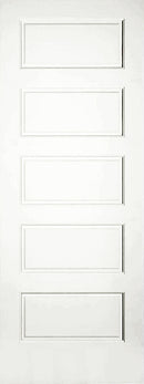 Raised 5 Panel Solid Doors Primed 80" Tall-1