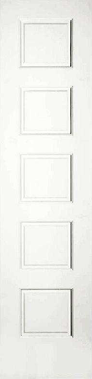 Raised 5 Panel Solid Doors Primed 96" Tall