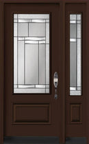 "Oak Hill" Design Entry Systems-One Sidelite-3